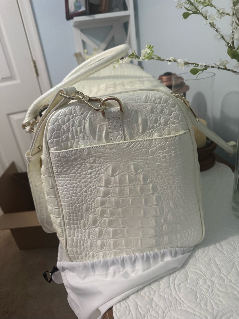 Brahmin Talulla Travel bag Milk Color (Tia tote now listed separately) - Picture 4 of 11